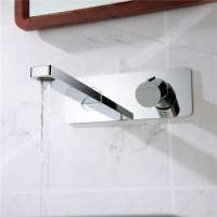 Sanitary ware in china chrome wall mounted basin faucet