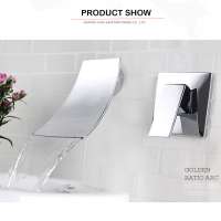 Hot Sales Wall Mounted Bathroom Waterfall Basin Faucet