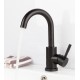 Full set SUS304 stainless steel bathroom washbasin faucet black finish (SS05B_black)