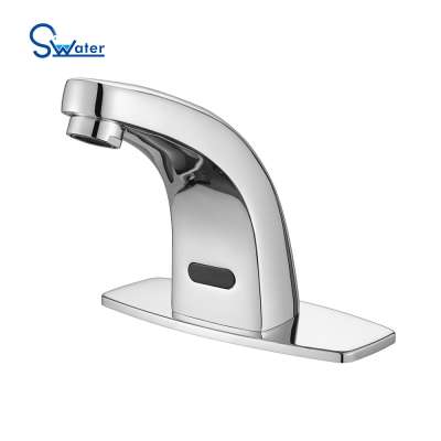 SWATER B05 smart bathroom motion touchless automatic infrared sensor faucet, price battery type control box